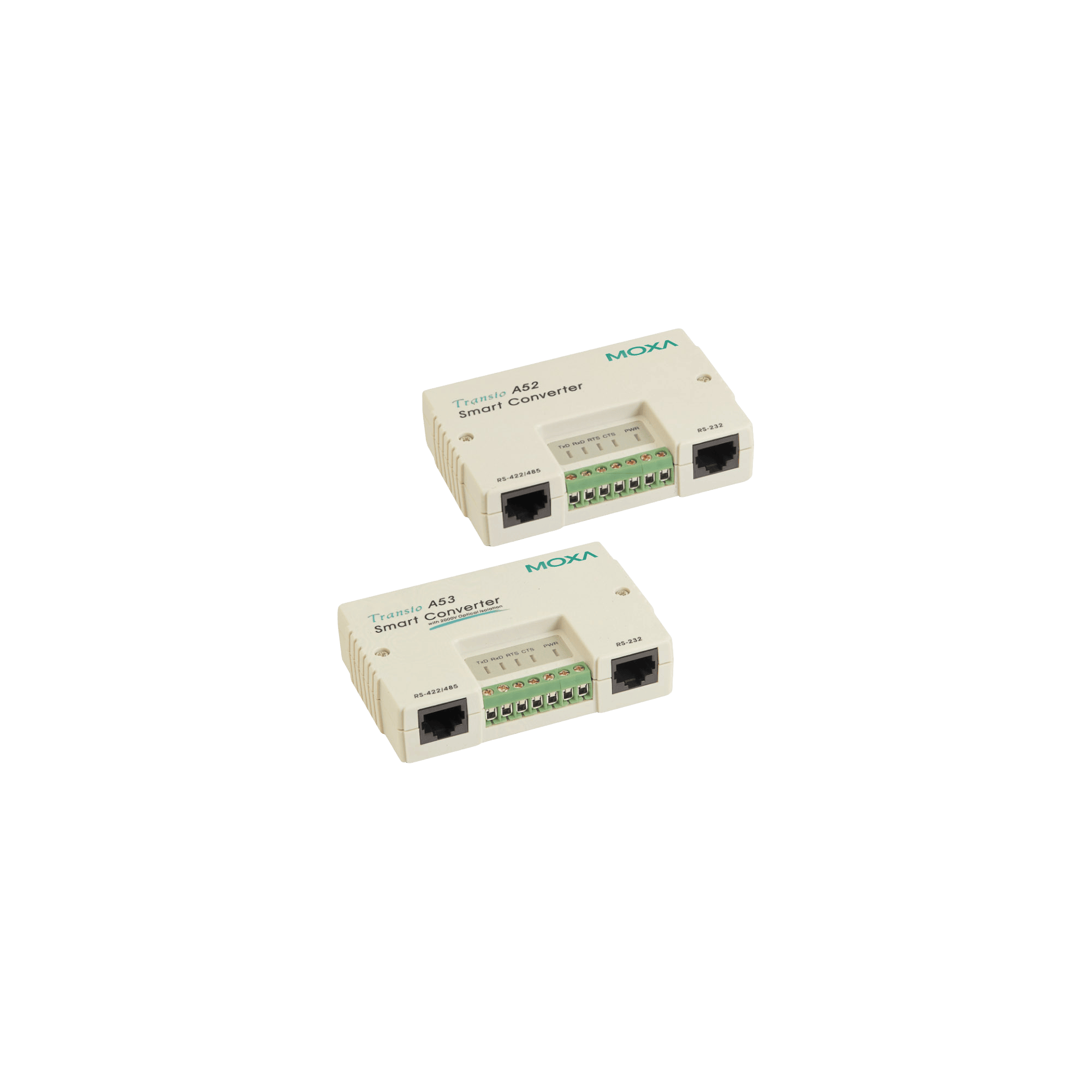 Moxa Transio A53-DB9F w/ Adapter RS-232 轉 RS-422/485 轉換器